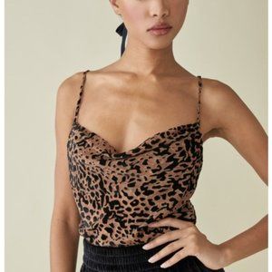 Reformation Ellis Top - Cheetah